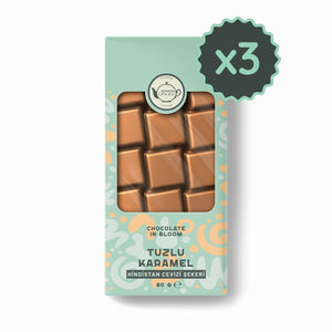Tuzlu Karamel Tablet Çikolata - 80 gr